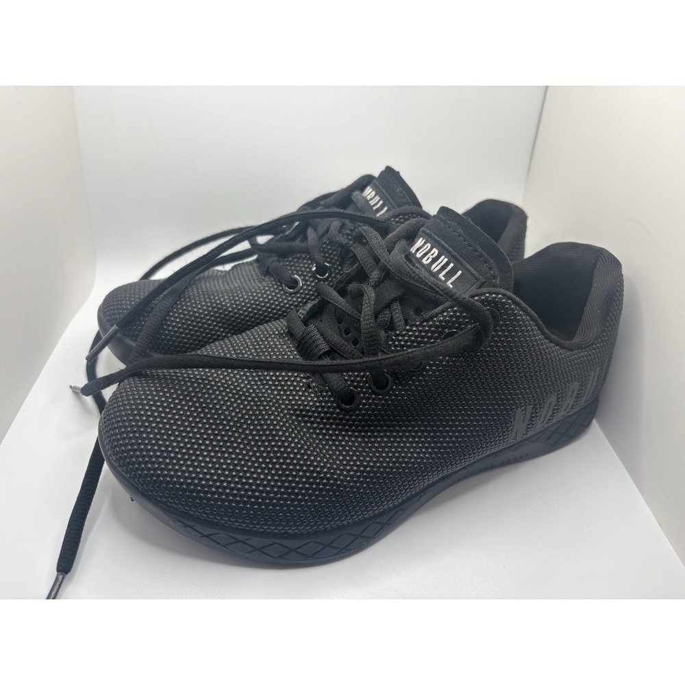 NOBULL Low Trainer Sneakers Black Men's Size 5 Women's Size 6.5 CrossFit